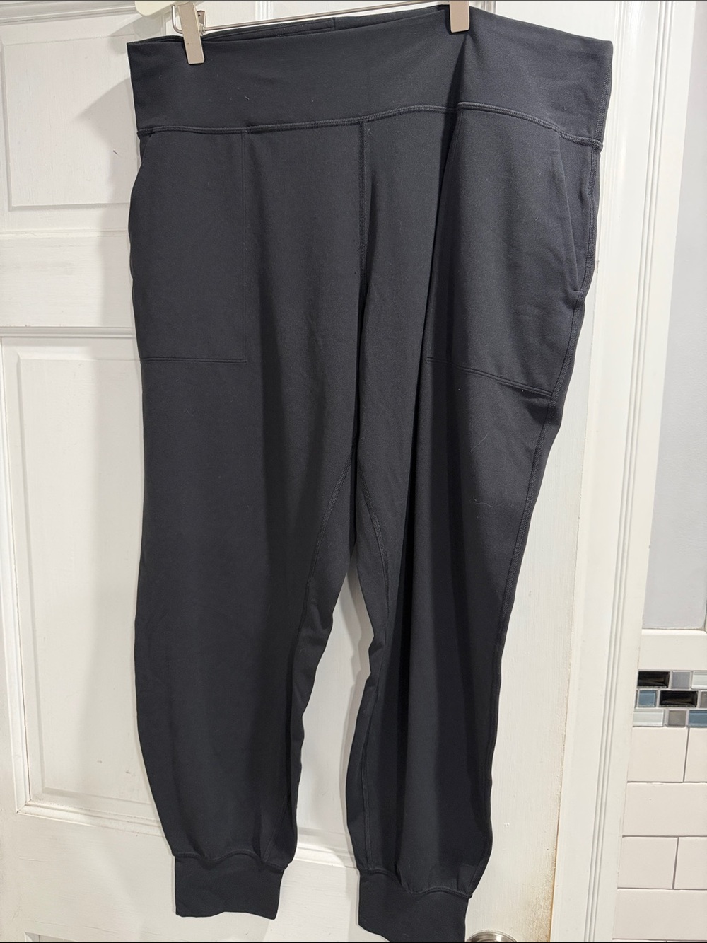 lululemon align high rise jogger black (size 18)